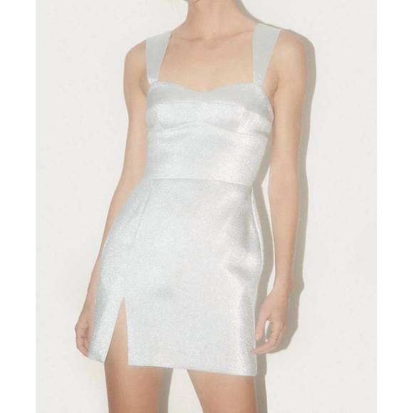 NEW AMANDA UPRICHARD jordy dress in sage - Picture 2 of 8